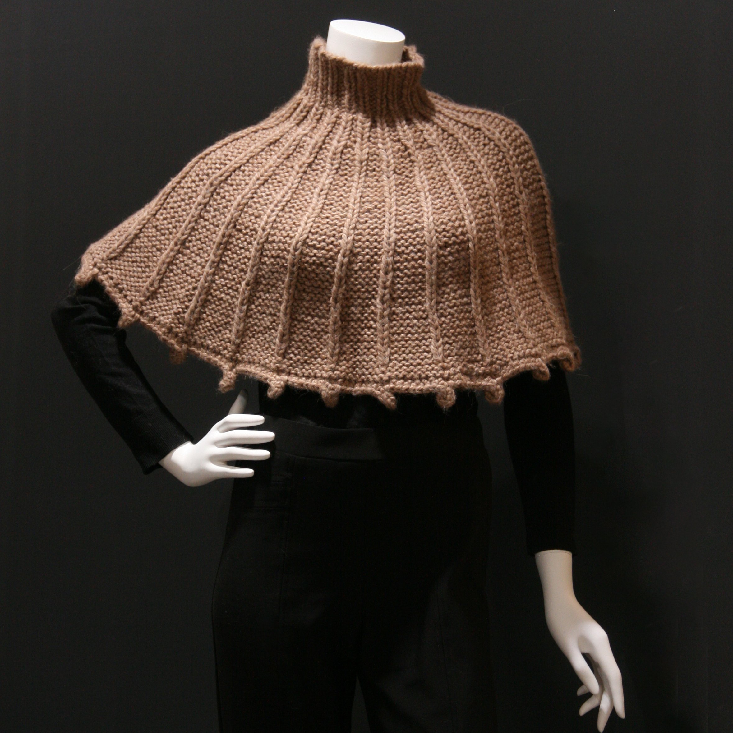 Alternate Endings Capelet in Cappuccino