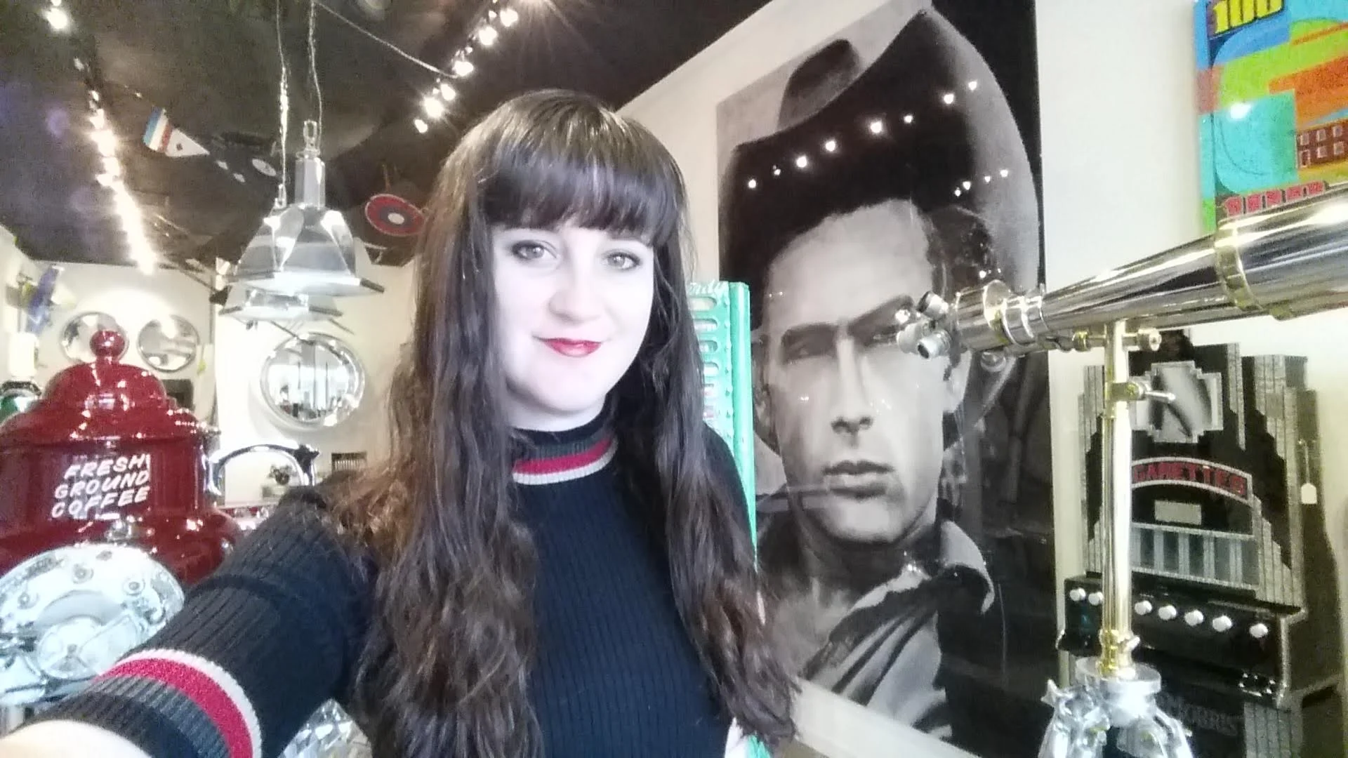 Jenna Stolfi in the Daniels Antiques Gallery