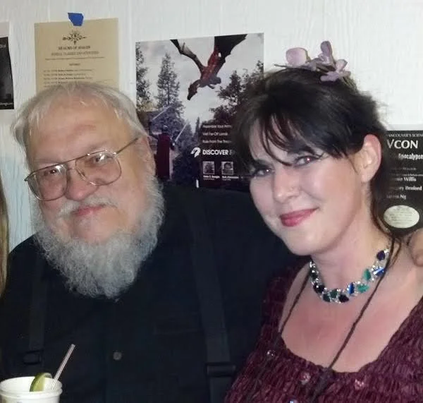 George R.R. Martin and Joanne Percy. 