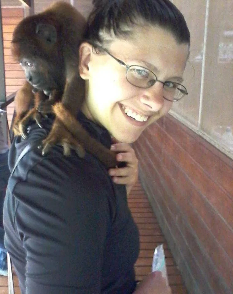 George, a baby (at the time) Howler Monkey, was a resident in a lodge we stayed in.