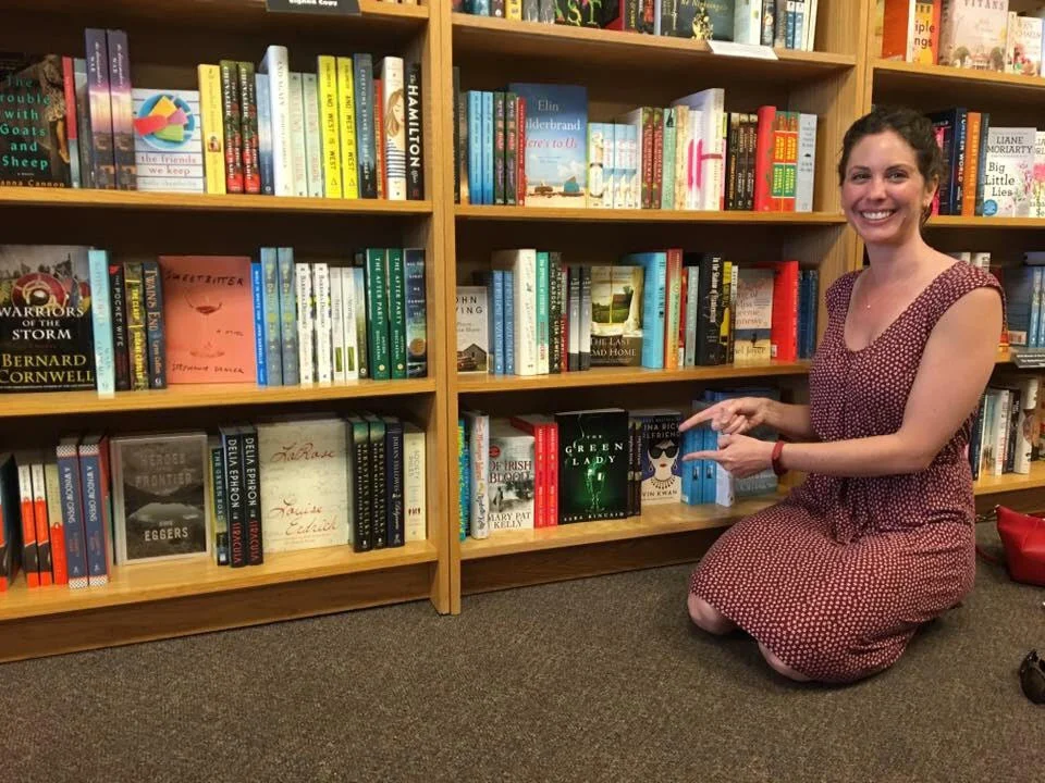 "The first local bookstore that accepted my book and put it on their shelf!"
