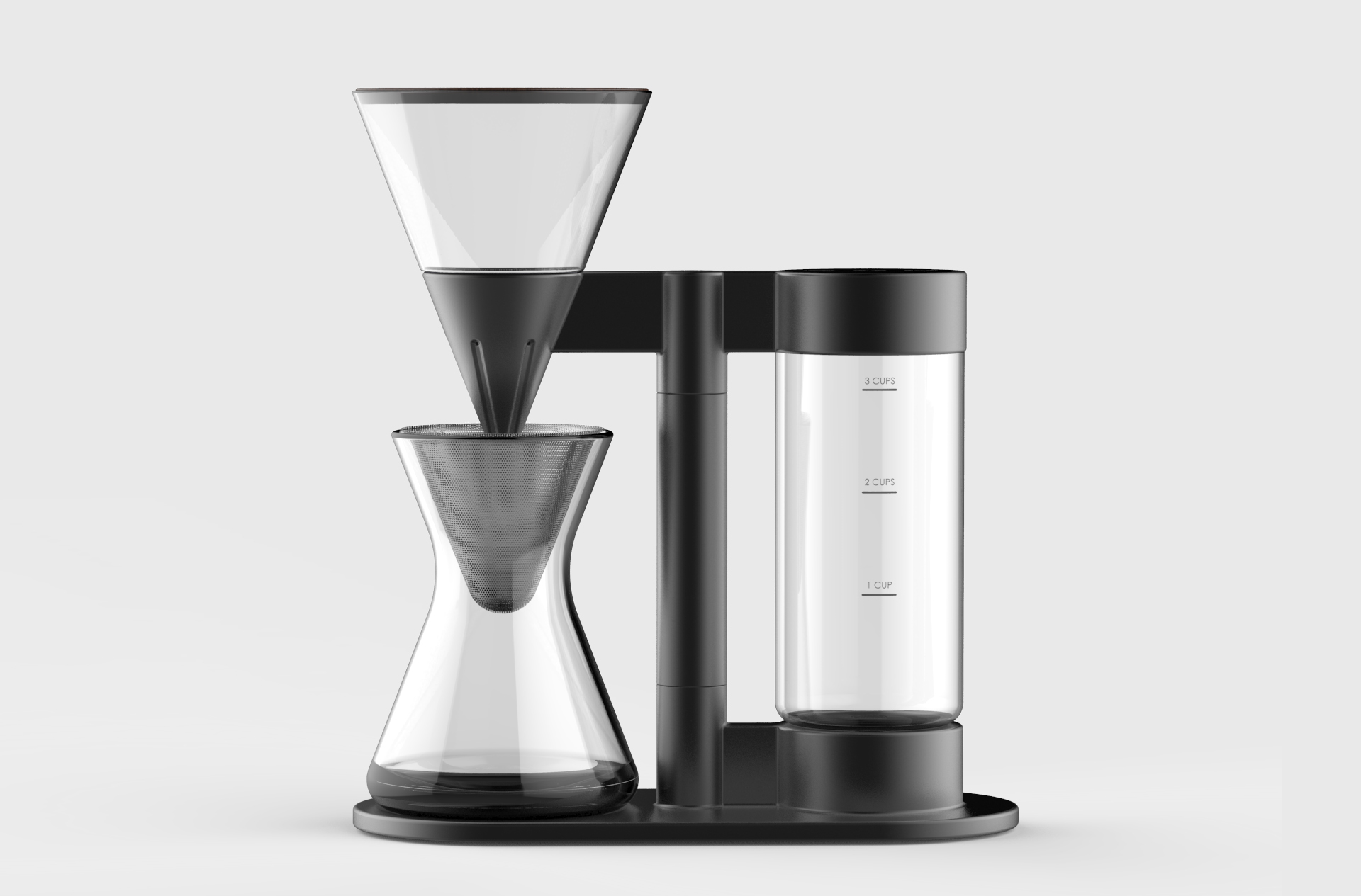 Connected pour over coffee