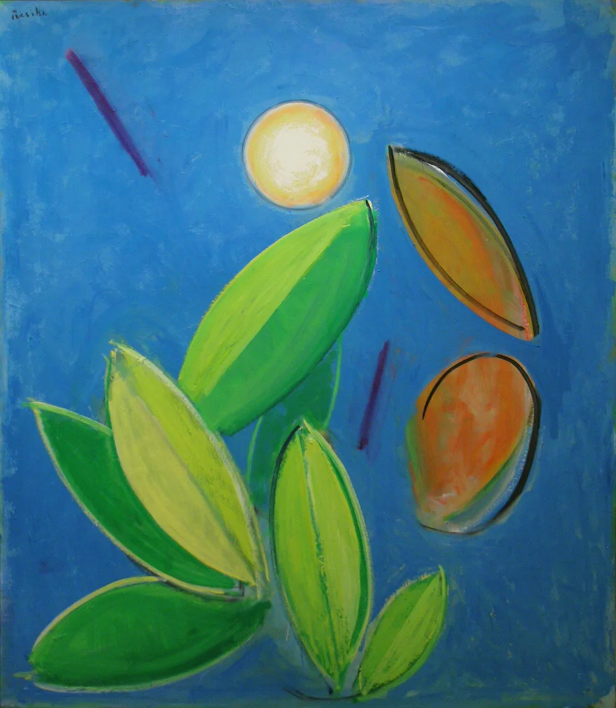 Paul Resika_Leaves and Moon_2011.jpg