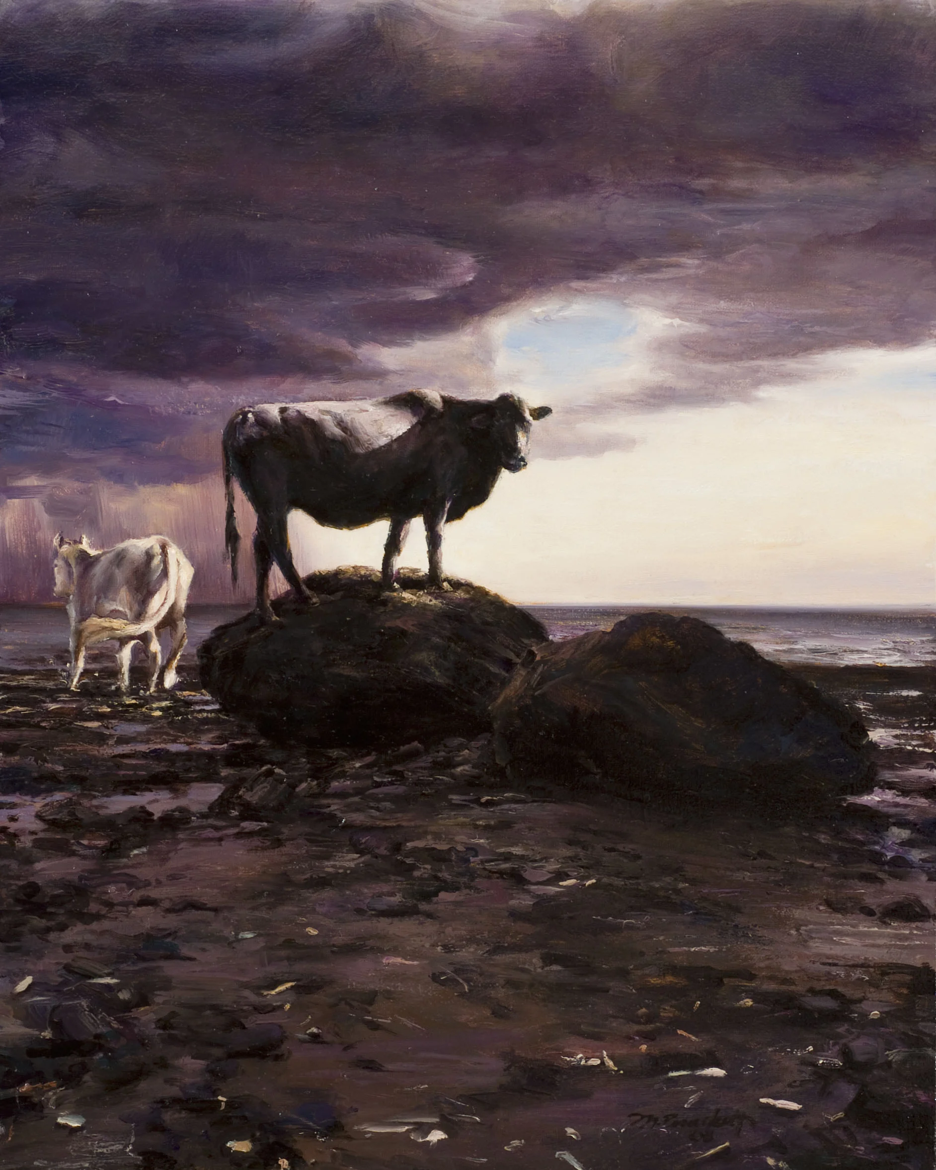 Study for Jupiter and Io,  2008 oil on linen on panel, 20 x 16 inches