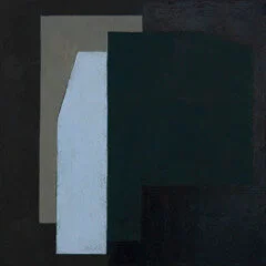 In Natura No. 9 , 2019 oil on canvas, 20 x 20 inches framed size: 27 3/4 x 27 3/4 inches