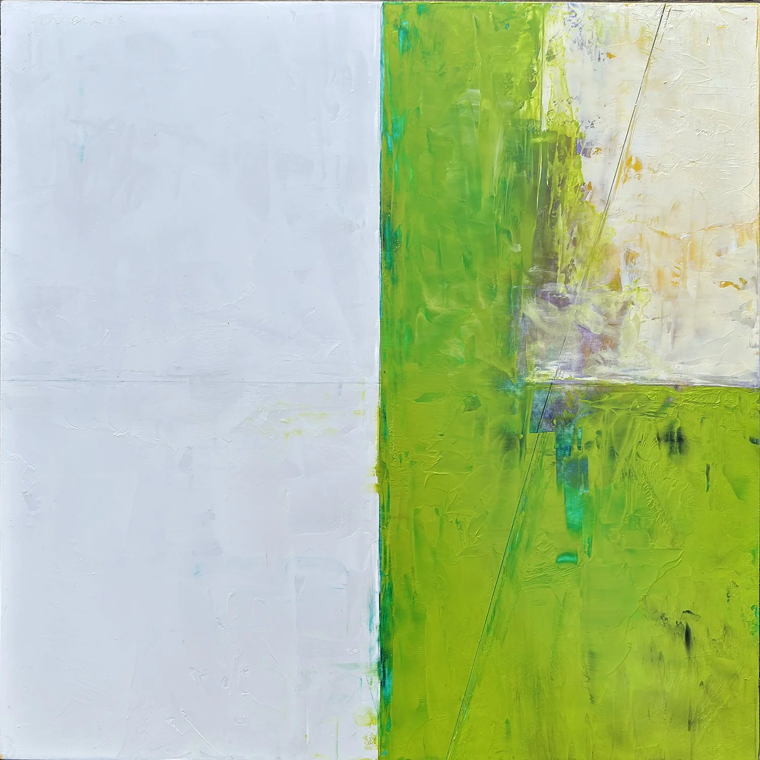 Grace Notes 3 , 2023 oil on panel 12 x 12 inches