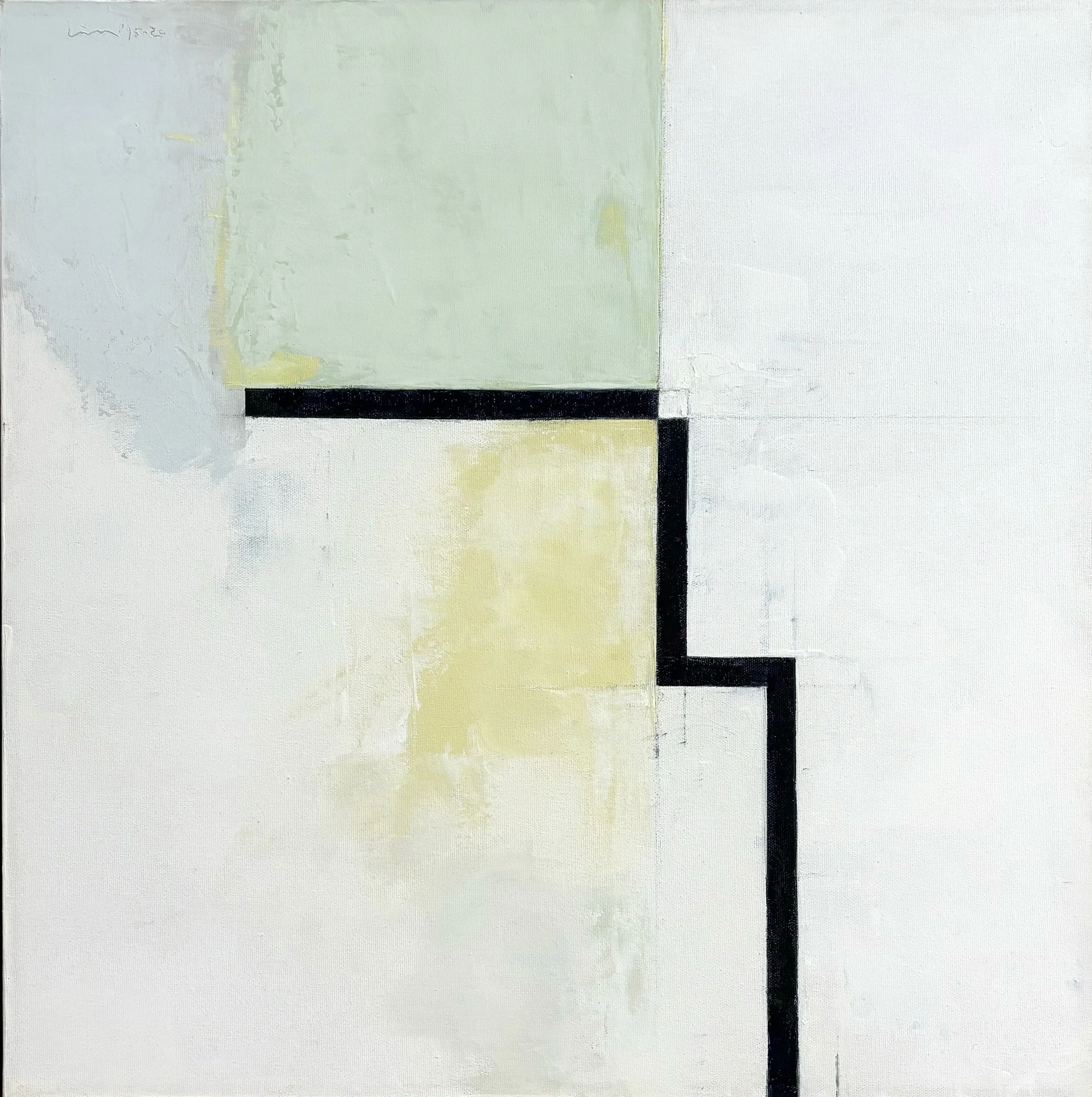 Meridian No. 10 , 2015-2020 oil on linen 20 × 20 inches (27.5 × 27.5 inches framed)
