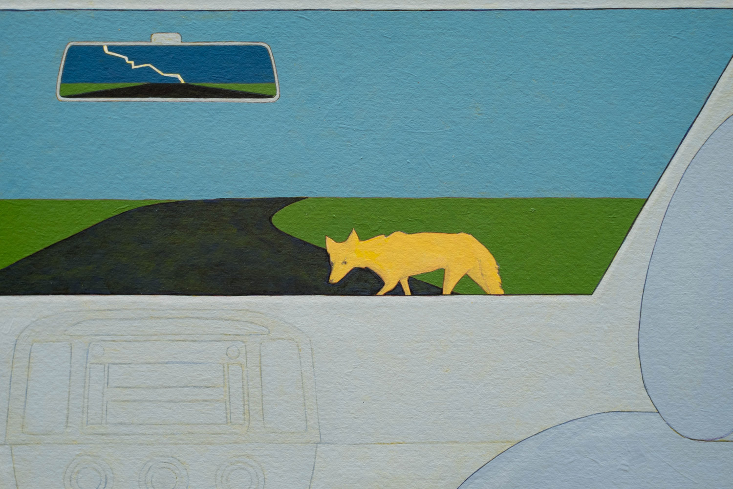   Denial (coyote crossing)  Detail 1 