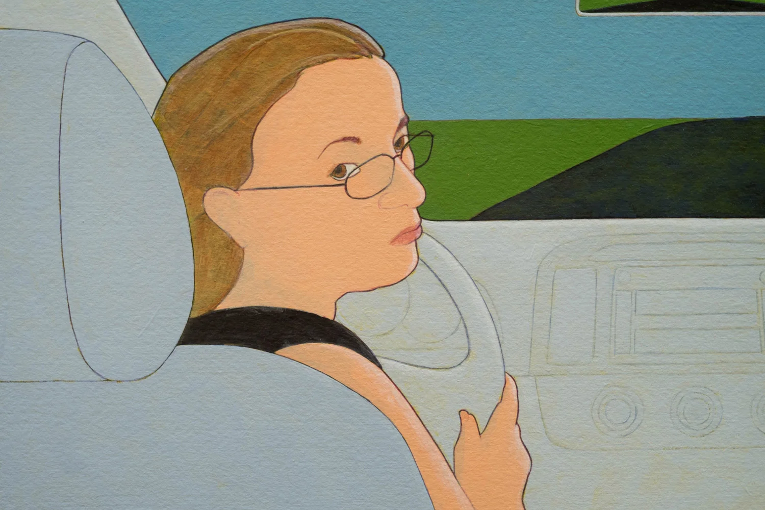 Denial (coyote crossing) Detail 2