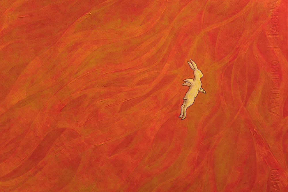 Rabbit Ascending , 2018 Detail 1