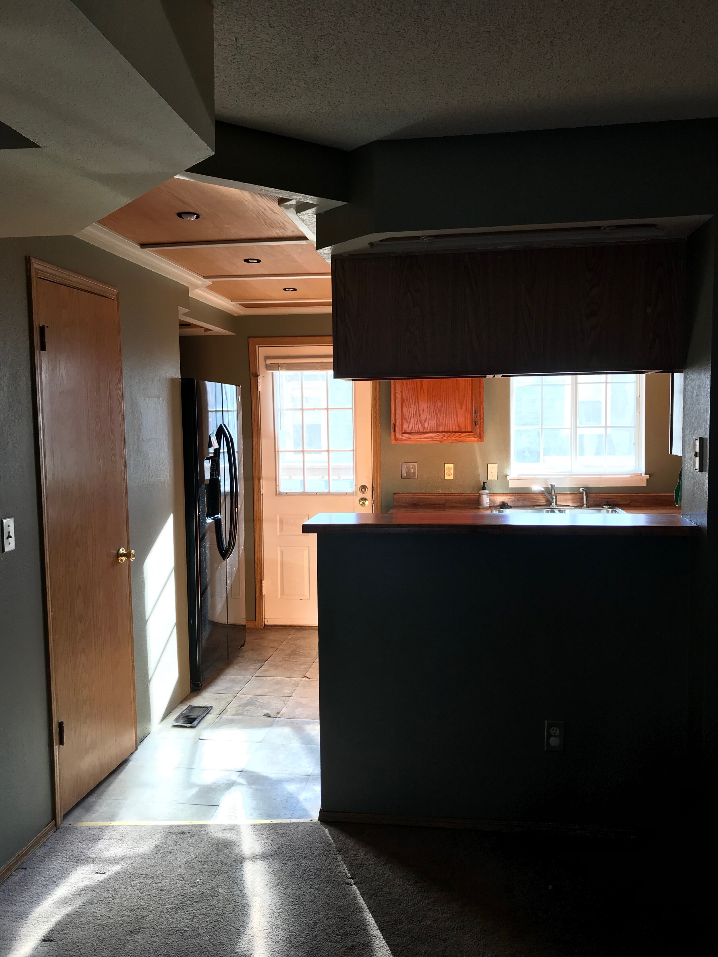 kitchen from dining space