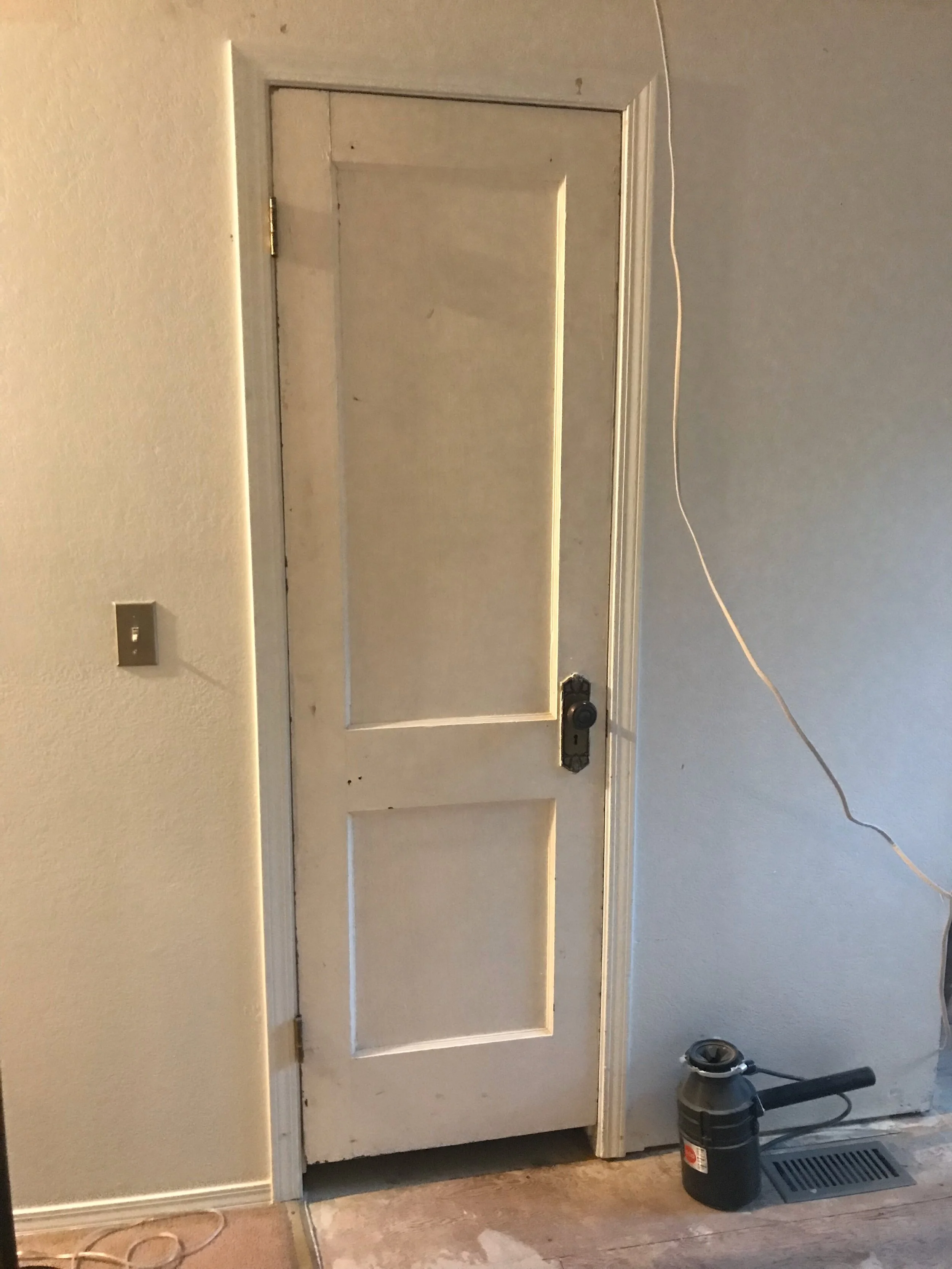 DIY DOORS UPGRADE SLAB DOOR TO PANELED DOORS — bhattaboom