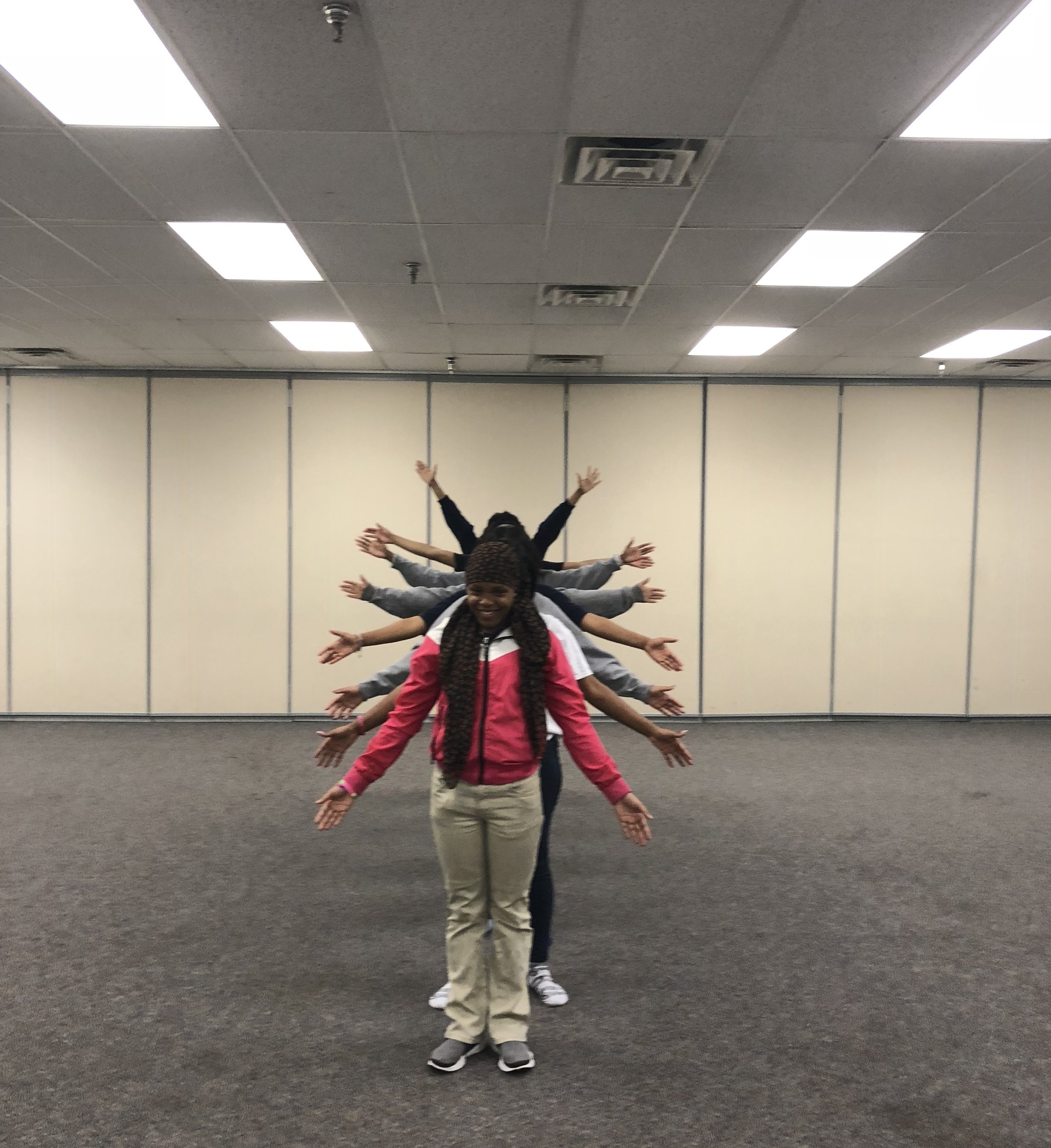 CHAD students learning KYL/D Repertory