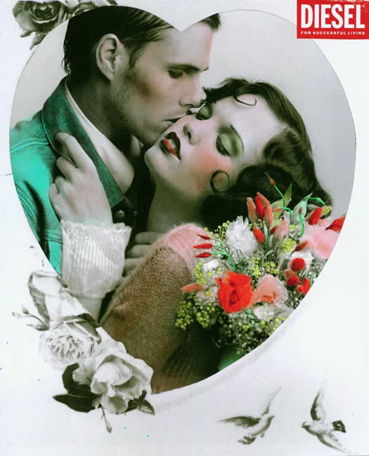 Diesel worldwide windows "Marry Christmass" Campaign
