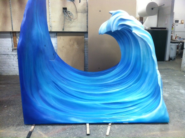 Paint job in progress Design by Eric J Winston and 32square, fabricated by SFDS, Brooklyn www.sfdshop.com