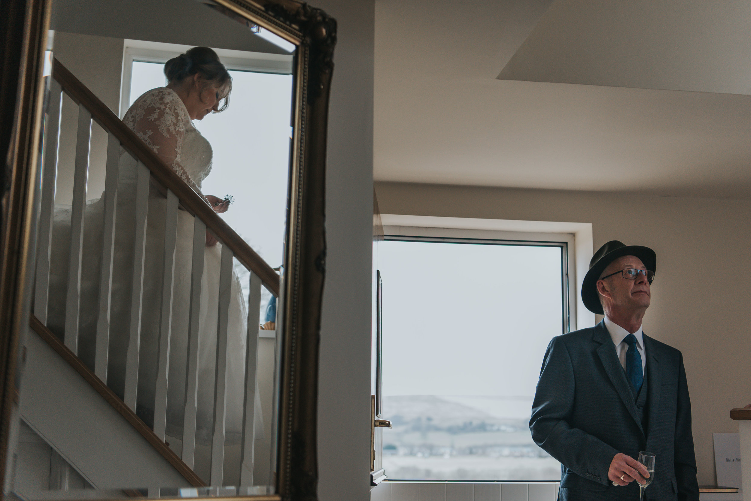 Bridal prep at Meadow Croft Farm in Bury