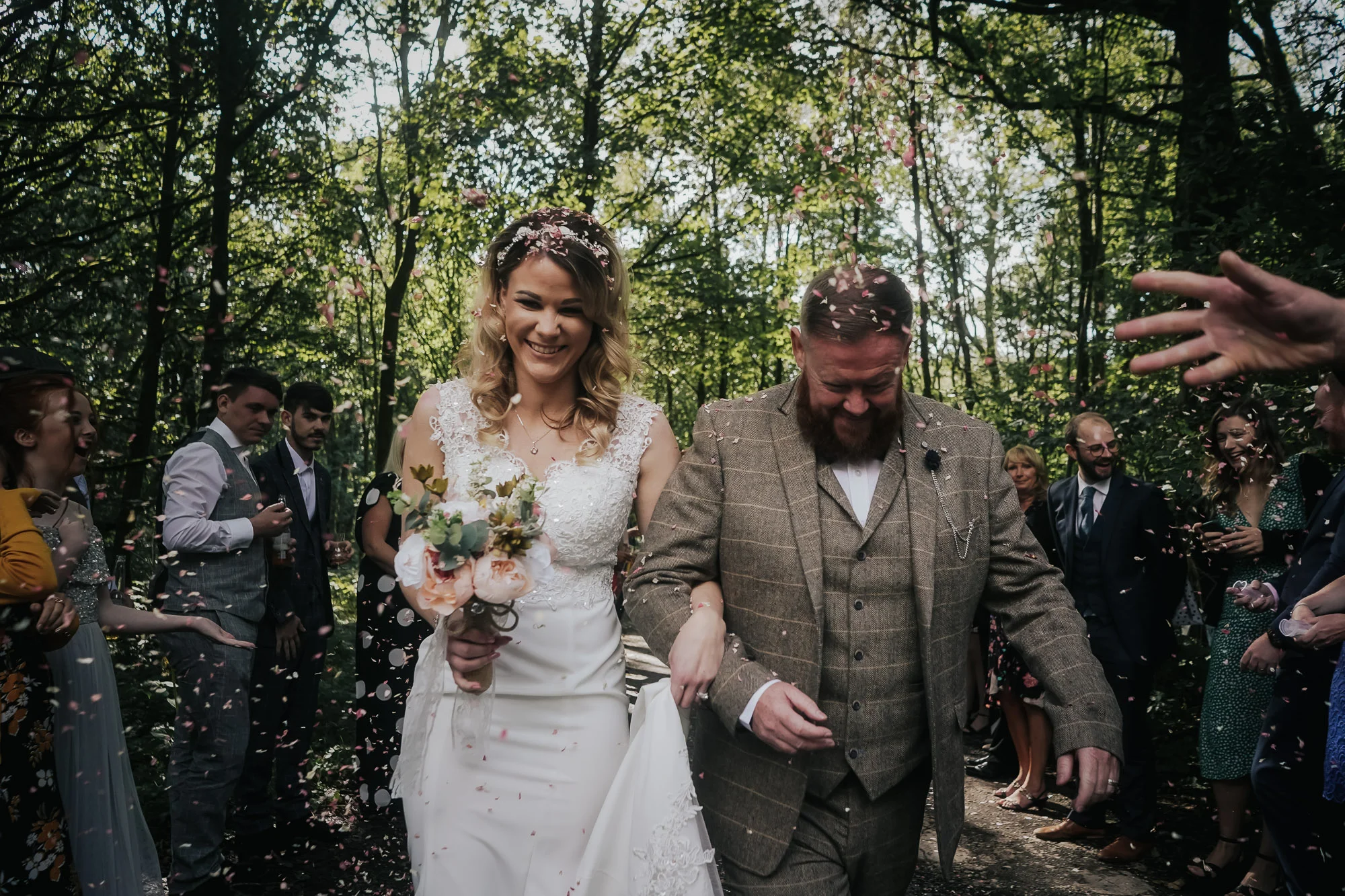 Rustic and relaxed wedding at Spring Cottage, Rivington for Becca and ...