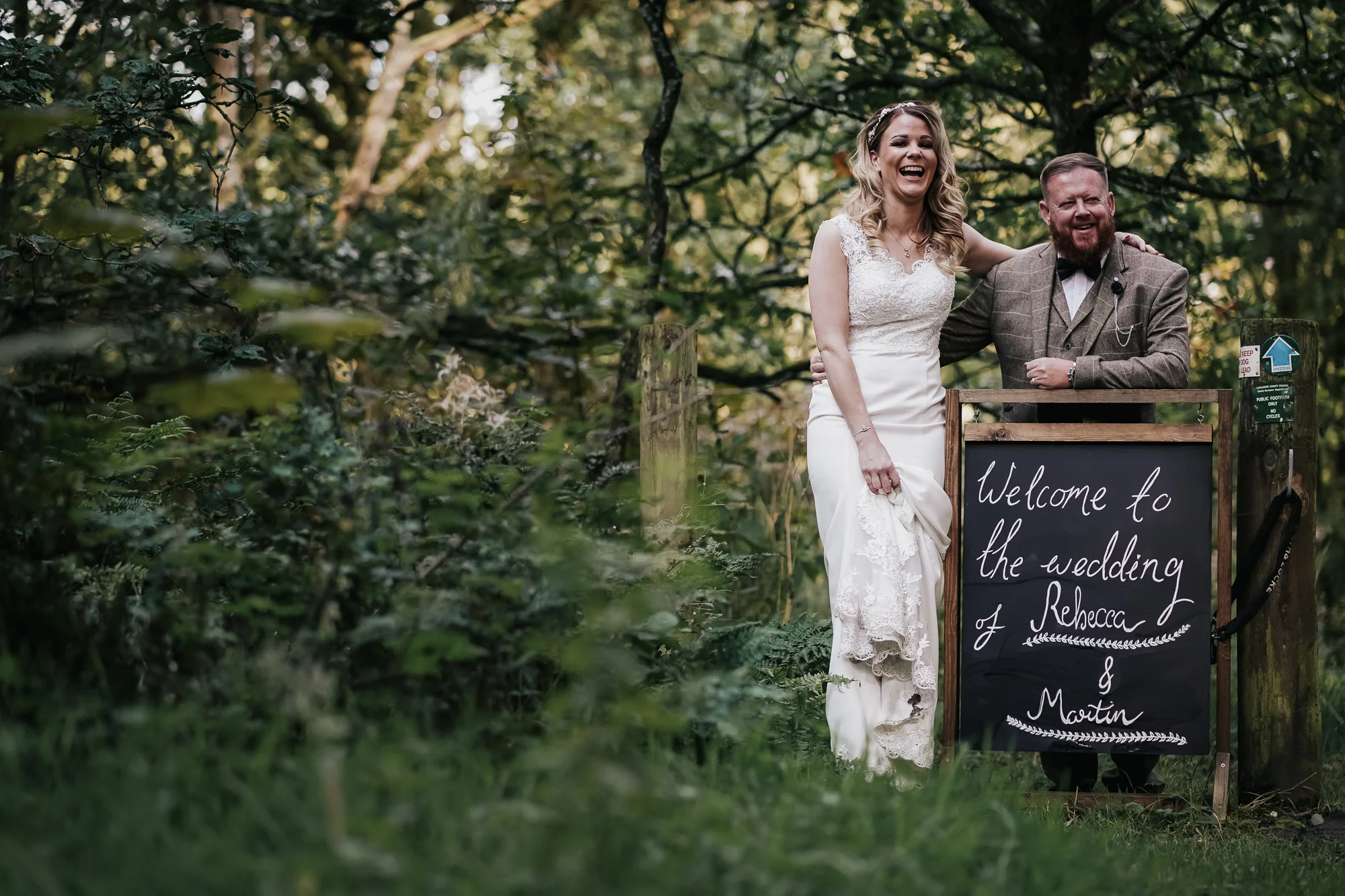Rustic and relaxed wedding at Spring Cottage, Rivington for Becca and ...