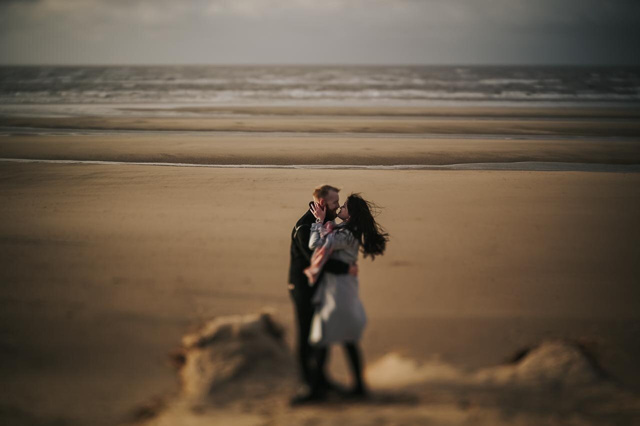 Samantha and Kieran Nearly Wed Engagement Photo Shoot Formby Beach - 056-Web Friendly.jpg