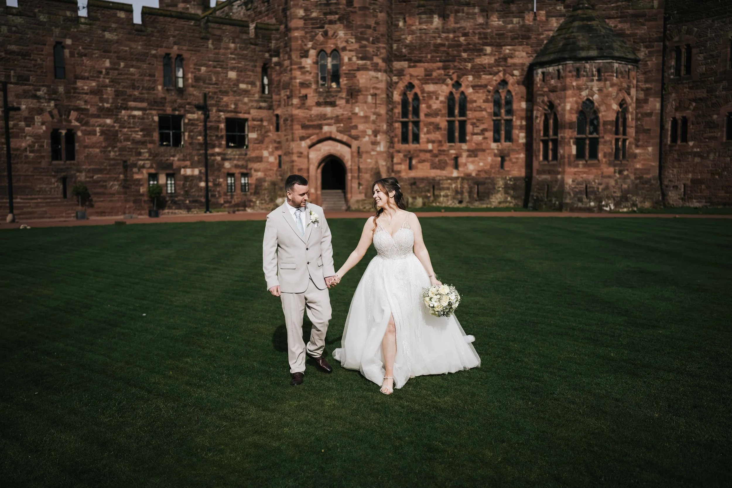 Beautiful wedding day for Rachel and Tom at Cheshires incredible Peckforton Castle