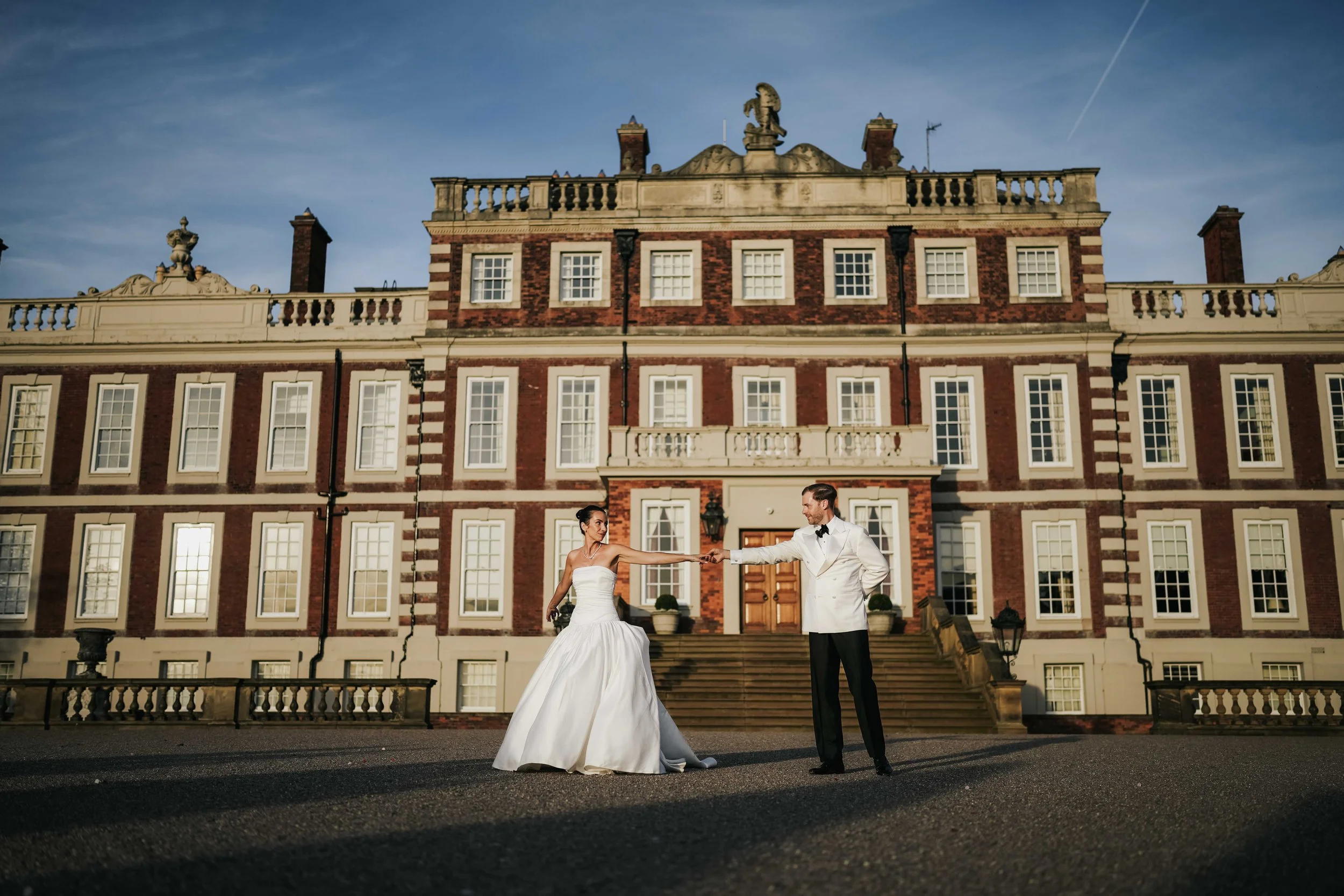 Incredible wedding day at Knowlsey Hall in Merseyside for Toni-Marie and David