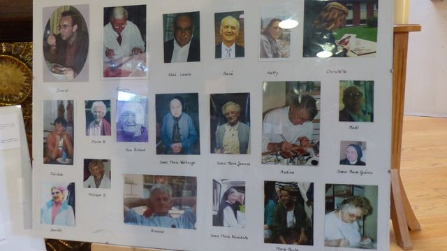  La messe &nbsp;fut offerte pour les défunts de l'atelier  