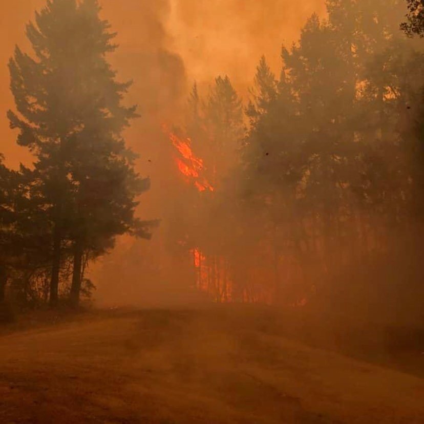 This photo was taken by a friend 1/2 mile from our old shop and friend&rsquo;s home and 3/4 mile from our old ranch. 🔥🙏🏼❤️ Our hearts and thoughts are with our many, many friends and neighbors affected and currently fighting the fires in #southern