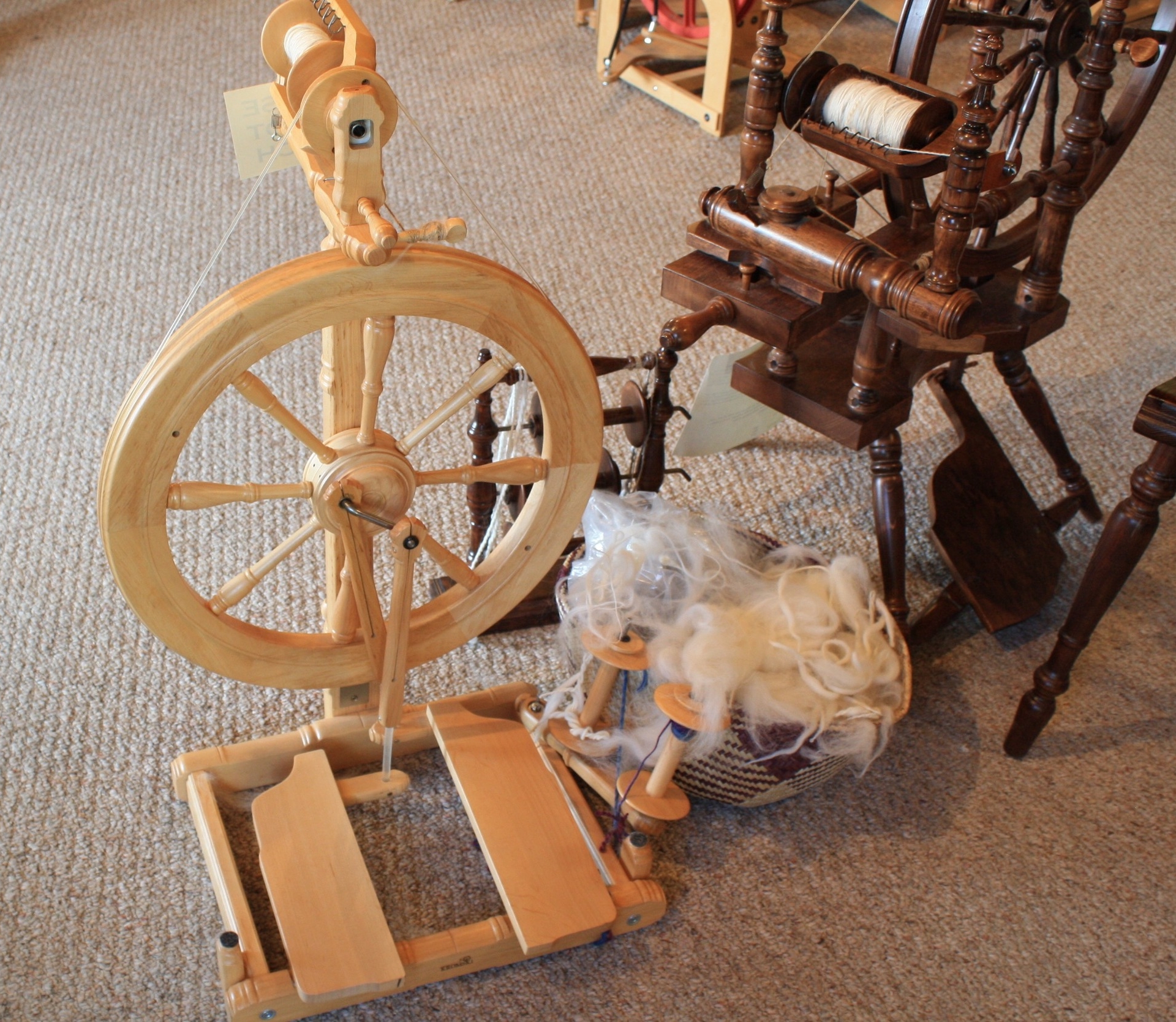 Inside the yarn shop