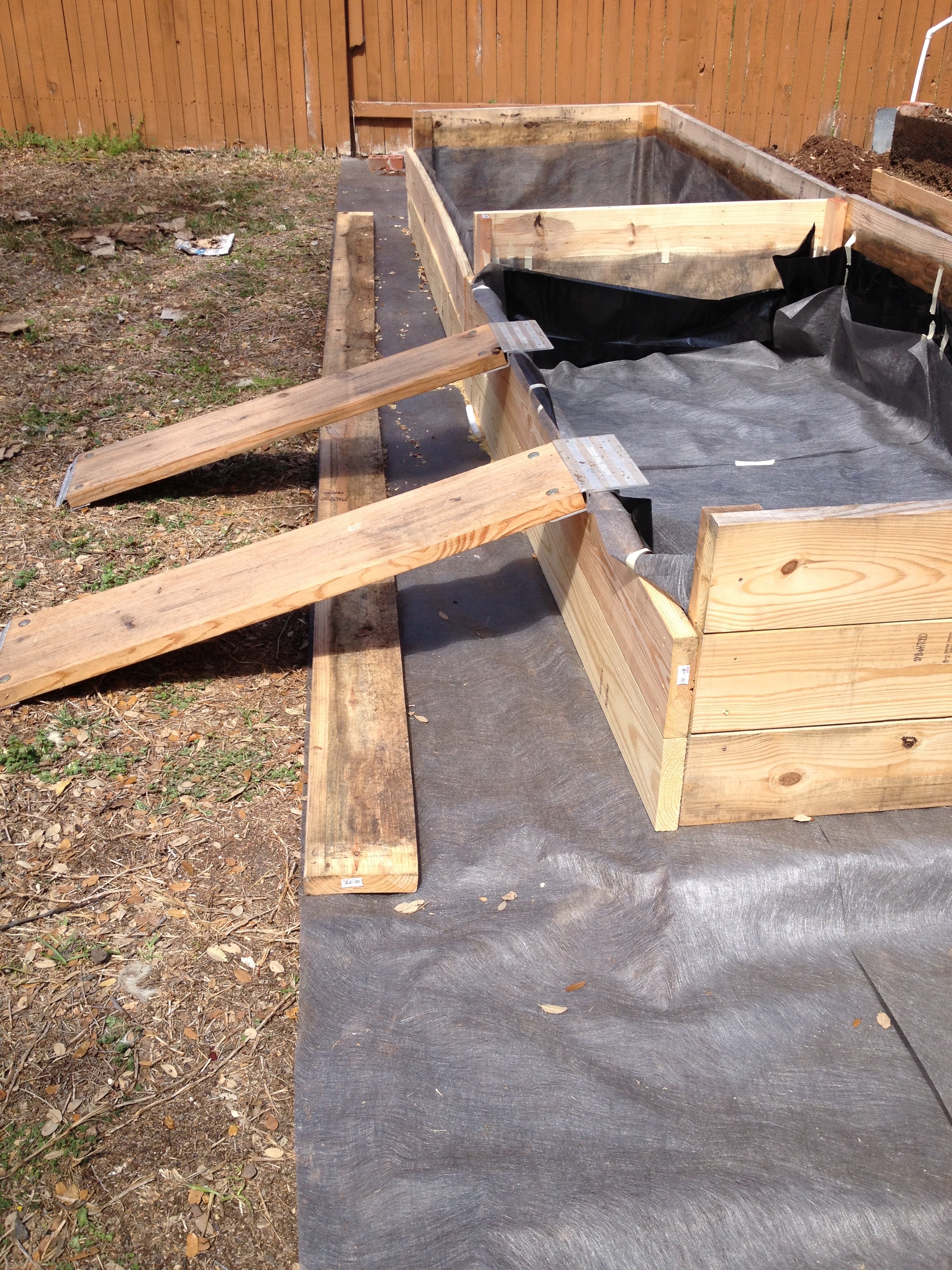 Ramps to use for the wheelbarrow
