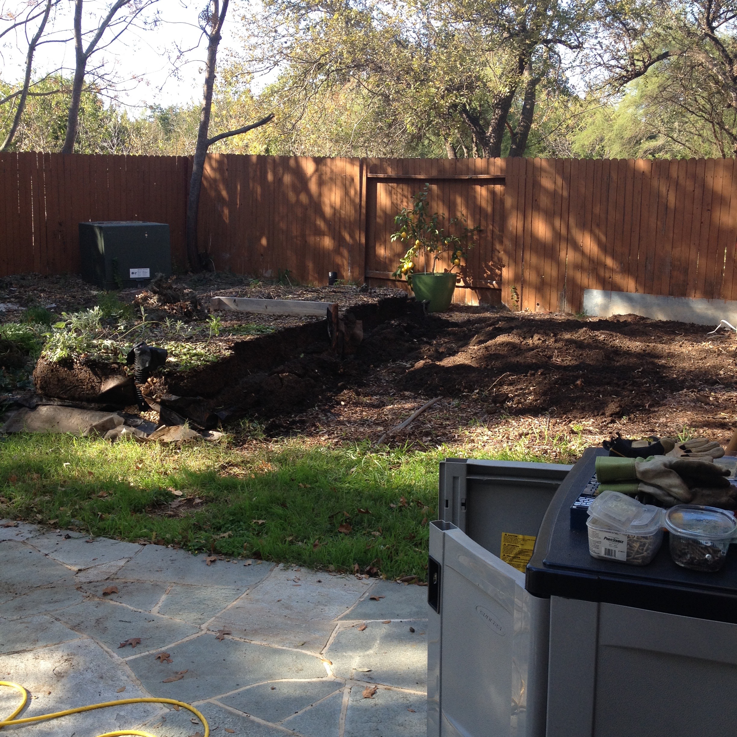 Beginning the deconstruction process...