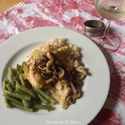  Grilled Chicken & Artichokes