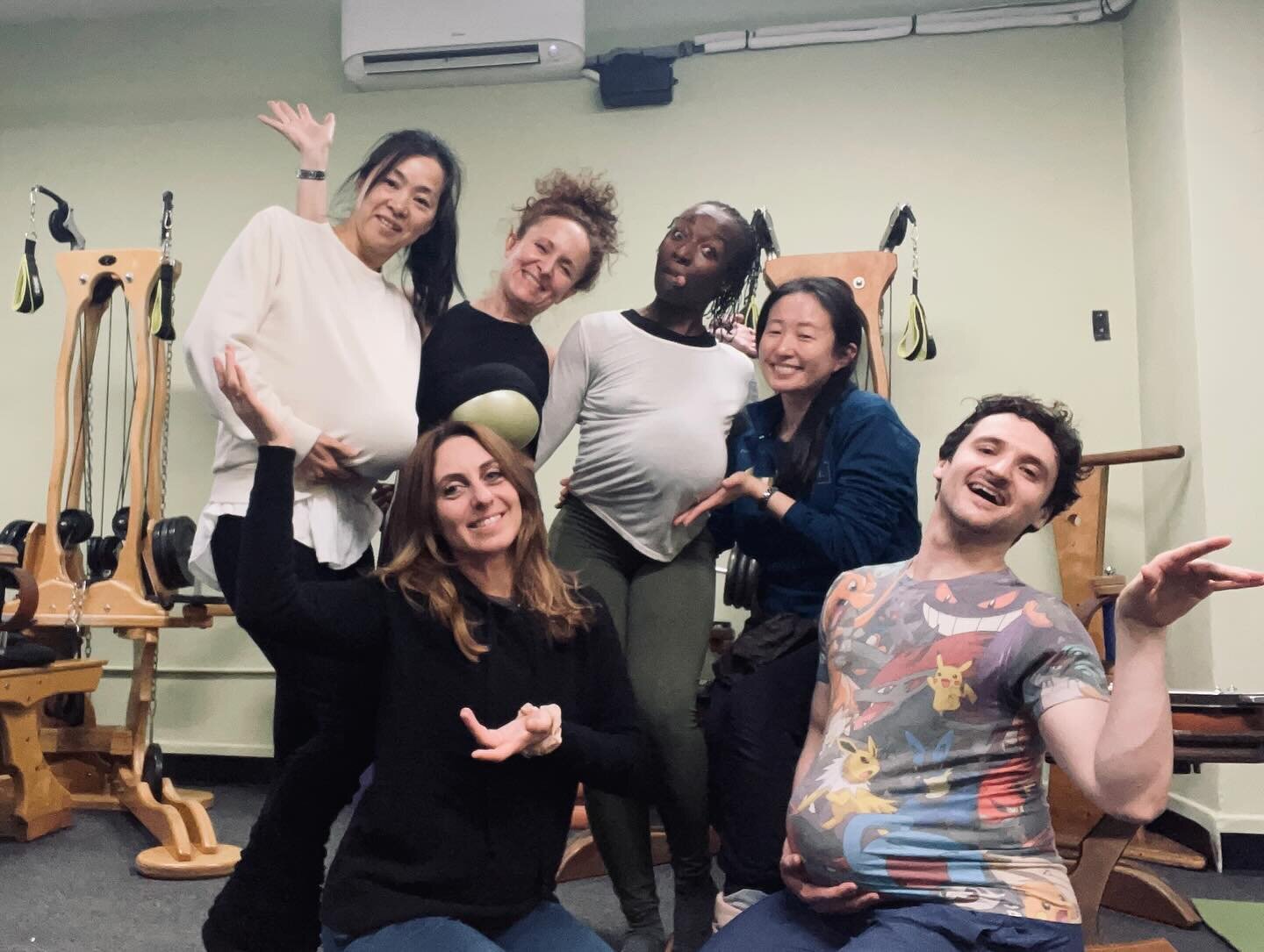 New York, New York 🍎 Thank you @fluidfitnessny for hosting me to conduct the #GYROTONIC Pre/Post Natal Applications Course 🤰🏽at your new beautiful location ! and what a lovely 🥰 talented kind intelligent group of trainers it was to work with 🙏🫶