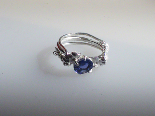 Bramble ring with iolite $200.00