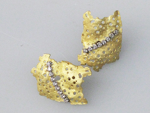 Gold Wisp earrings $7800