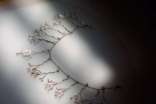 Hanging twigs necklace $500