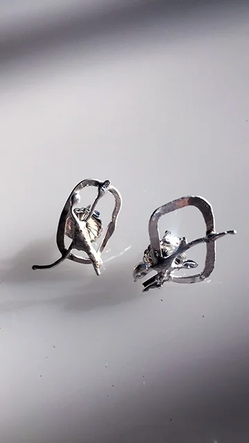 Square Circle earrings $50
