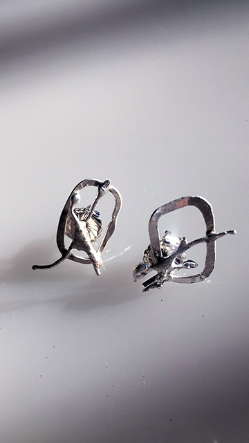 Square Circle earrings  $50