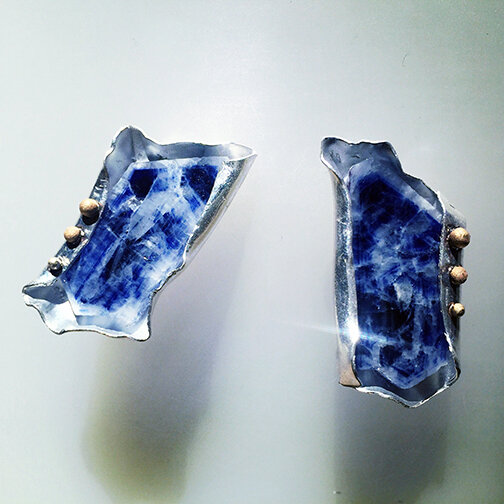 Sapphire Slice Earrings  $875.