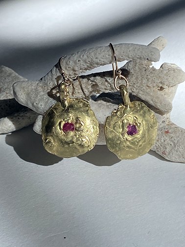 Ancient  Gold Earrings $875