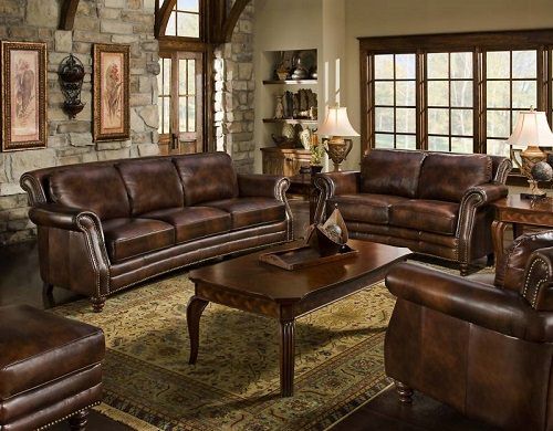 Texas Whole Furniture, Top Grain Leather Chair