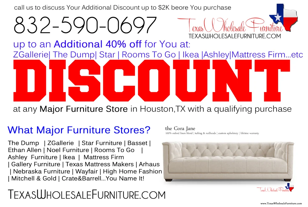 Houston TX Furniture Store News — Texas Wholesale Furniture Co.