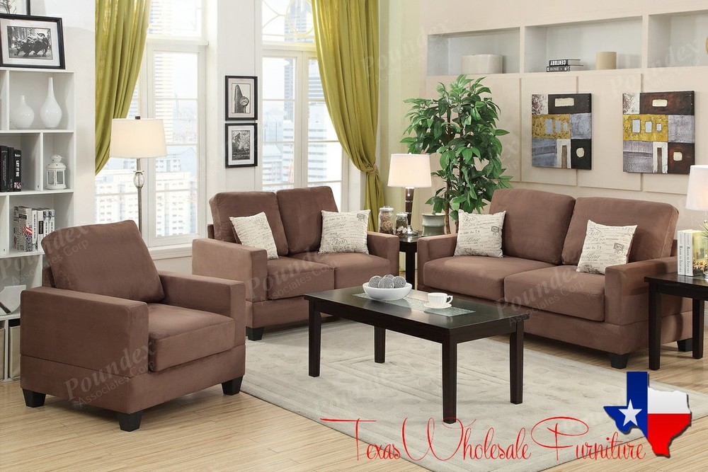 3-PCS Sofa Set w/4 Accent Pillows — Texas Wholesale Furniture Co.