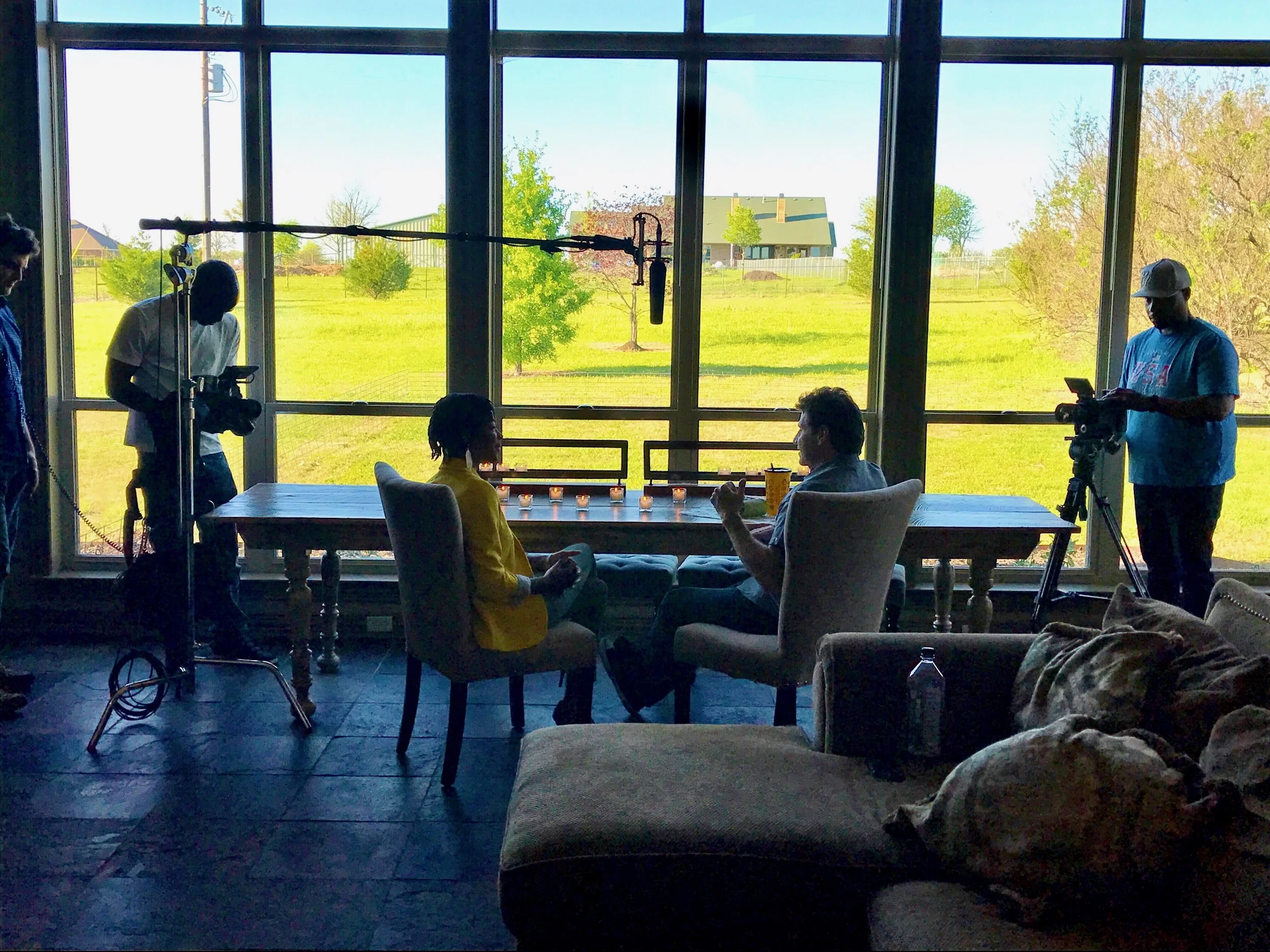 Ethno on location of Which Wich Shoot.