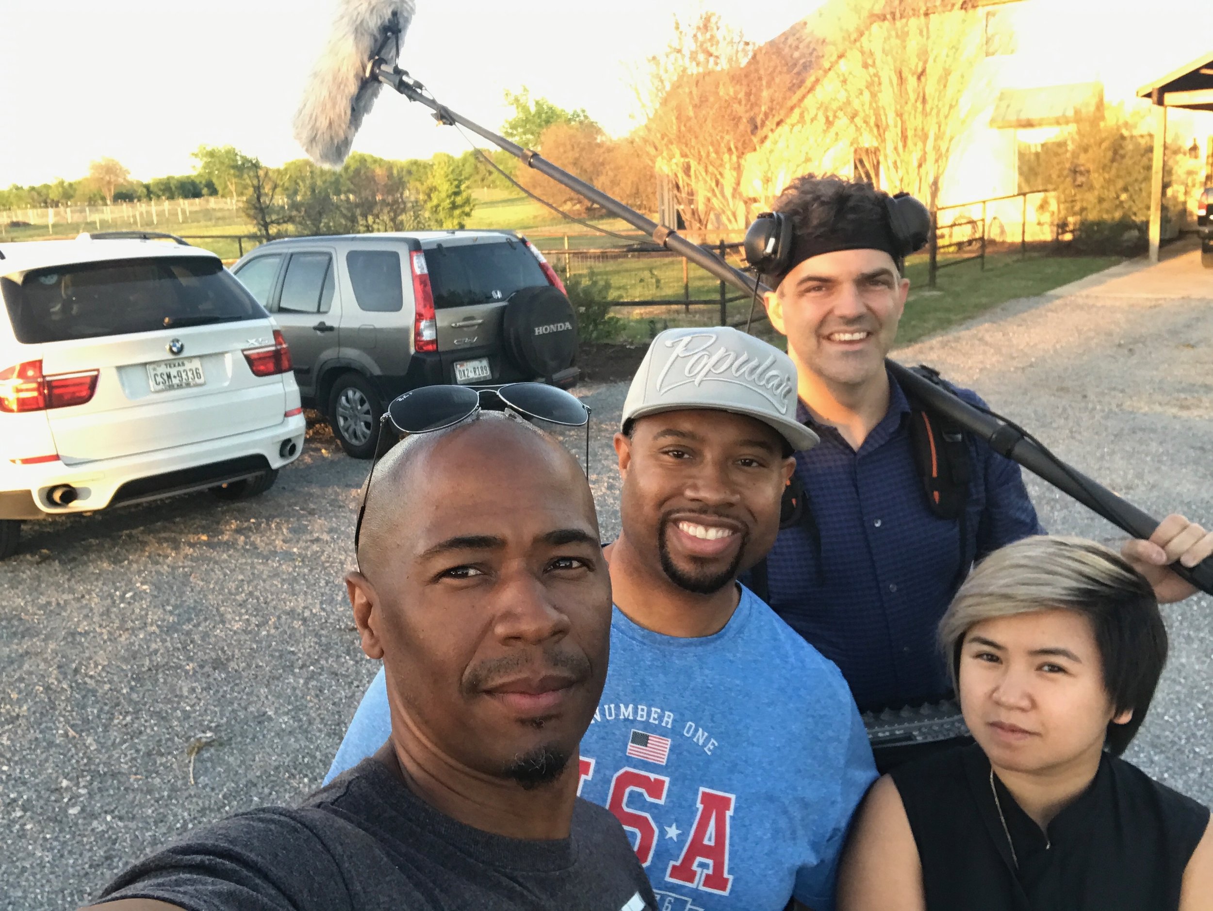 From left to right: Troy Jones, Tyrin Ford, David Birk, Kathy-Tran