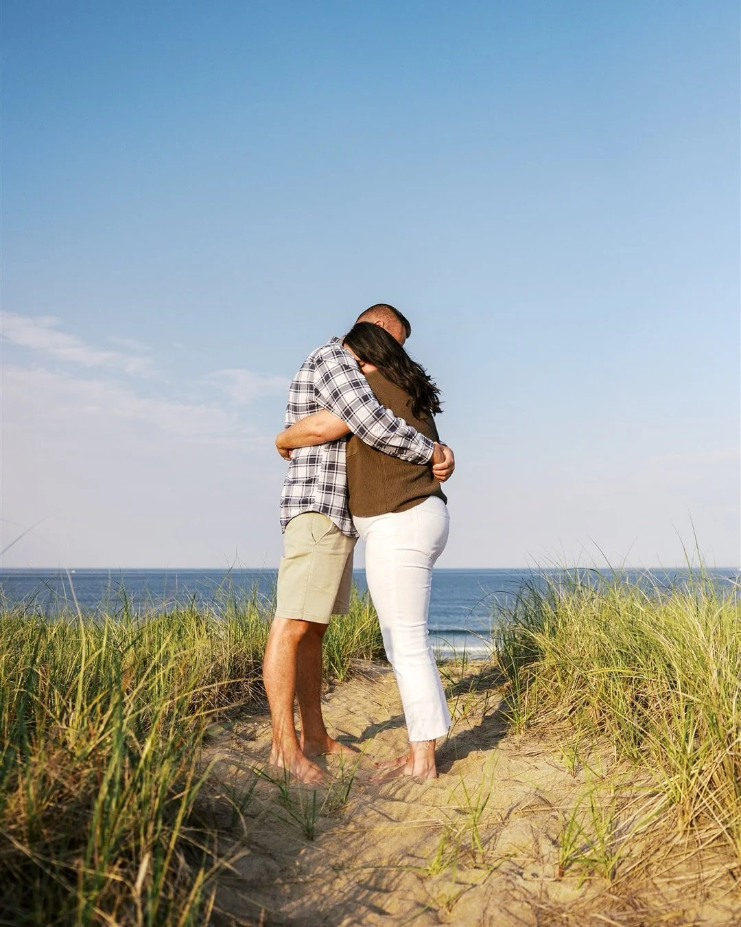 An evening at the beach with Megan and Matt