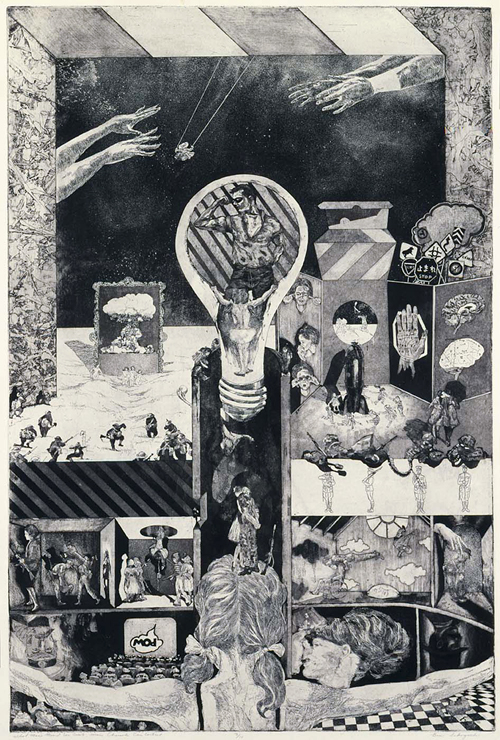 • 1965 • intaglio on paper • 36" x 24 " • Smithsonian American Art Museum •