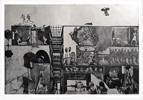 • 1964 • intaglio on paper • 23" x 36" • Hirshhorn Museum •