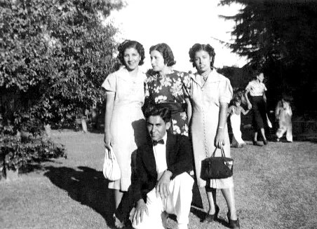 c.1934 ^ Manuel Delgado with friends at Urbita Springs Park