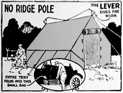 Wenzel Poleless Wall Tent ^ c.1930