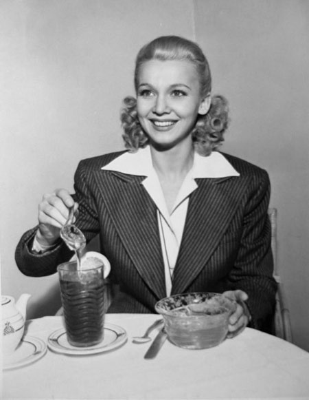 1942 ^ Carol Landis, American Honey and Bee Industry "honey girl"
